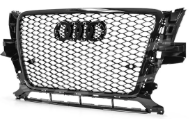 Gloss Black Honeycomb RS-Q5 Style Front Bumper Bar Grille Grill Bodykit for AUDI Q5 8R 2009-2012