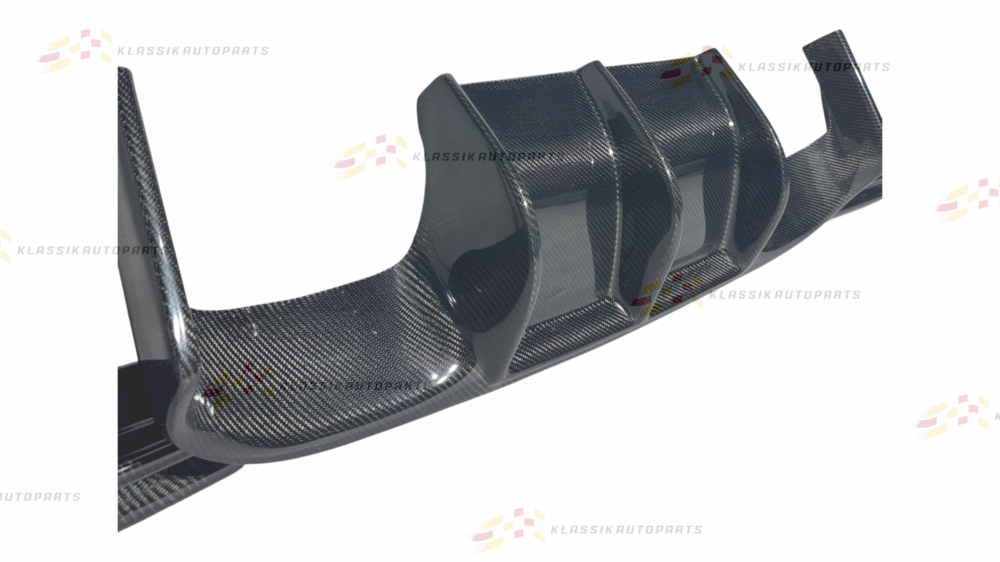 BMW F30 - Carbon Fibre V Style Rear Diffuser