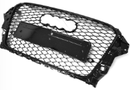 Gloss Black RS3 Style Front Bumper Bar Grille Bodykit for Audi A3 & S3 8V 2013–2016 (Without ACC)