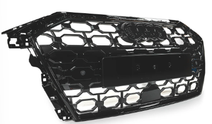 Gloss Black Honeycomb RS3 Style Front Bumper Grille Bodykit for AUDI A3 / S3 8Y GY 2021-2024