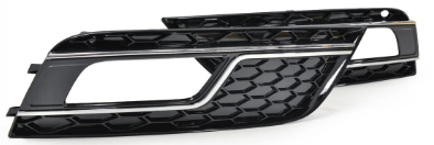 RS4 Style Front Bumper Bar Fog Lights Cover Grille Grill Bodykit for AUDI A4 B8 2012-2014