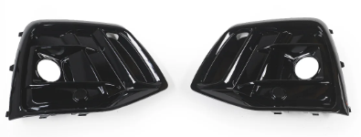 Gloss Black RS-Q5 Style Front Bumper Bar Side Fog Mesh Grill Bodykit for AUDI Q5 SQ5 FY 2021-2024