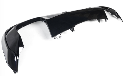 Gloss Black Bumper Bar diffuser Bodykit for AUDI B9 S4 & A4 S-line Sedan Avant 2020-2024