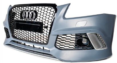RS-Q5 Style Front Bumper Bar Bodykit with Black Honeycomb Grille Grill for AUDI Q5 8R 2013-2016