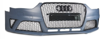RS4 Style Front Bumper Bar Bodykit with Grill for AUDI A4 S4 B8 2012-2016 Sedan & Avant