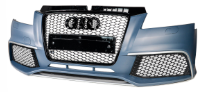 RS3 Style Front Bumper Bar with Grille Grill Bodykit for AUDI A3 8P 2009-2013 Update Facelift model