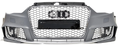 RS3 Style Front Bumper Bar Bodykit & Grille Grill for AUDI A3 S3 8V 2013-2016 Pre Update 5 doors Hatch